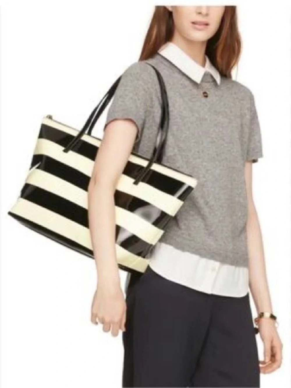 Kate Spade Penn Valley Sophie Striped Tote Bag